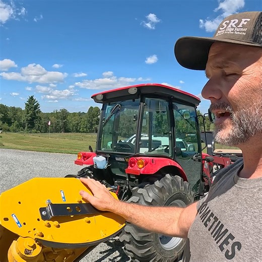 Coolest Tractor Attachment! It mows Vertically! #farming #tractor | Stoney Ridge Farmer