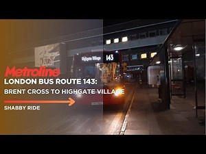 London Bus Route 143 Ride: Brent Cross - Archway | Metroline!!