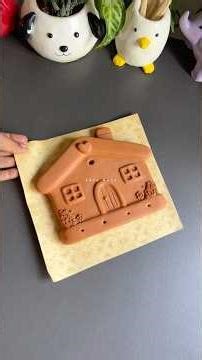 Don't walk around with your key in this one😌❤️Soilclay Home shape keyholder #claykeyholder #clayw...