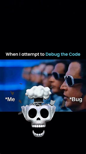 When I attempt to debug the code | coding #coding #youtubeshorts