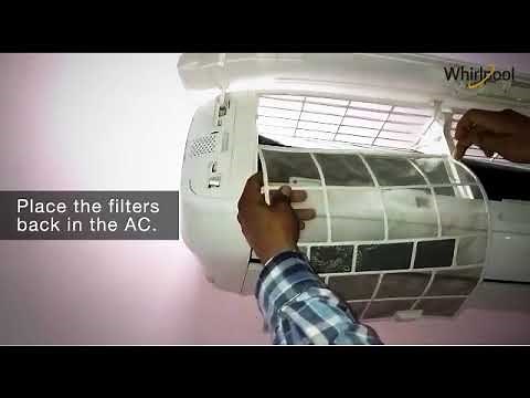DIY Video - Easy steps to clean your Whirlpool AC filters on your own