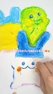 I'm going to draw a Tamagotchi! #Crafts #Crafts #Handmade #HowToDraw #Drawing #Tamagotchi #Crayons