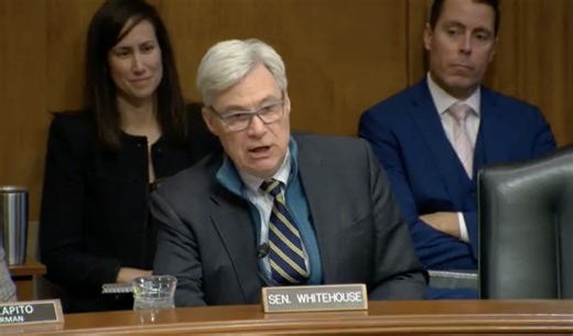 'We thought the nonsense was over': Sheldon Whitehouse exposes the truth about Trump's senseless assault on clean energy during Senate hearing