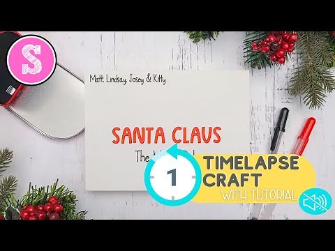 How to Address Envelopes with Silhouette Sketch Pens (Timelapse with Tutorial)