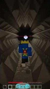 Alpha And Rich Villager Found The Longest Scariest Minecraft... #minecraft #minecraftshorts #gaming