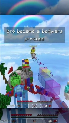 Bro is a Bedwars Princess 💀