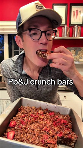 Pb&J Crunch Bars Recipe — High-Protein, Zero Added Sugar Snack