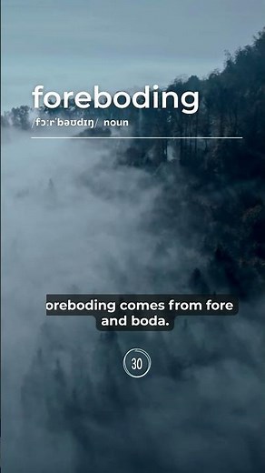 Forebode: What you feel before you understand