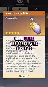 Sanctifying Elixir Is Getting BUFFED! 🎉 | #genshinimpact #hoyoversecreators #genshin