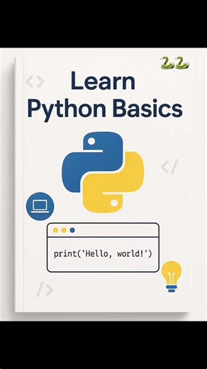 Python_for_Beginners on Instagram: "Curious about coding but don't know where to begin?I've created a FREE beginner-friendly guide with the first 15 pages of my full e-book - including the introduction and the first chapters!Inside, you'll find:✅ Easy-to-understand Python basics✅ Practical code examples✅ Simple exercises to practice your skills.This is the perfect way to see how the full e-book is structured and start learning Python step by step.👉 Download your free guide now! Link in bio"