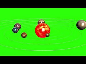 Green Screen Footage | Solar System | Royalty-Free