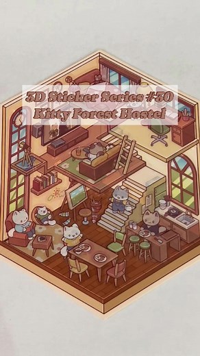 Cute Stickers Unboxing | ASMR 3D Sticker Experience