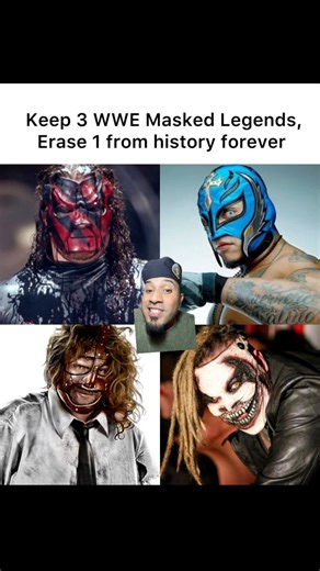 164K views · 752 reactions | Keep 3 Masked Legends, Erase 1 from history forever  #wwe #raw #smackdown | Tim Hann Rivera | Facebook