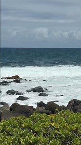 View from Ahukini State Recreational Pier in Lihue on Kauai in Hawaii