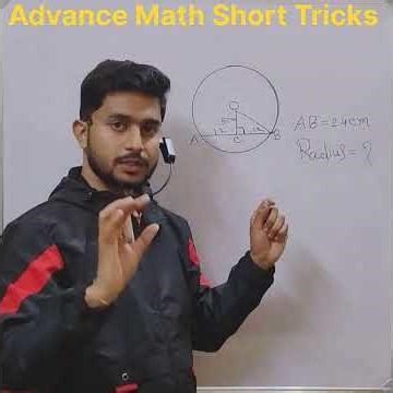 Pythagoras Theorem - How to find Radius 🔥 #shorts #pythagoras #maths