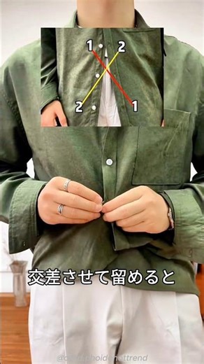 おしゃれ上級者だけ知ってるシャツの着方