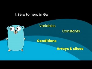 Zero to hero in Go programming language #1 - Variables, Constants, Conditions, Arrays & Slices