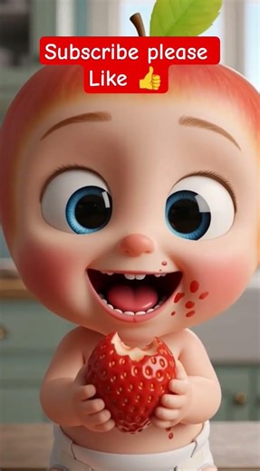 “මේ ලස්සන Strawberry එකට කෑම කවද්ද? 😍🍓 | Cutest Fruit Ever!” #cute #trending #viral #funny #baby