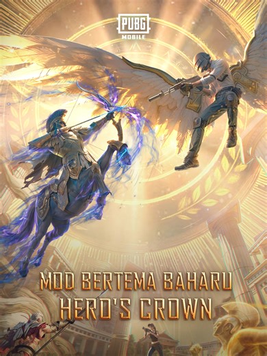 PUBG Mobile Hero's Crown Versi V4.4 — Tema Helios & Centaur (Christopher Judge)