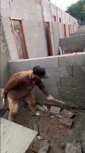 Insane ASMR Wall Plastering Skills! 😲 | DIY Construction Magic