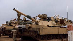 US Abrams tanks conduct live-fire training in Poland
