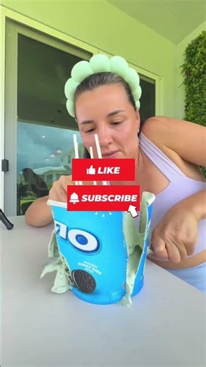 He tried to stop me from eating ice cream, so I made it a GHOST CROSS! 👻 Mint Oreo Ice Cream Hack!