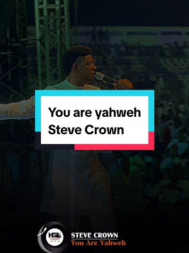 You Are Yahweh - Steve Crown Gospel Worship Song