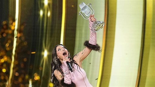 Video. Watch: Tears and confetti as Bulgaria's Dara lifts Eurovision trophy
