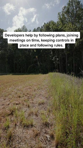 #WakeCounty partners closely with developers to safeguard #NorthCarolina’s natural beauty and resources. 🌎 🌳 ​ We focus on quality, provide early guidance, support with experts and conduct thorough site inspections. Developers play a crucial role by following approved plans, attending meetings promptly, maintaining control measures and adhering to guidelines. ​ Together, we're committed to preserving our environment and achieving sustainable goals! 👏 | Wake County Government