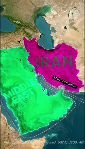 Internet Cable in Strait-Hormuz are under attack! #Shorts #IranIsraelWar#Geopolitics #OilCrisis #map