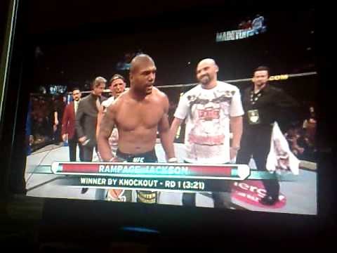 UFC 92: RAMPAGE JACKSON KO'S SILVA