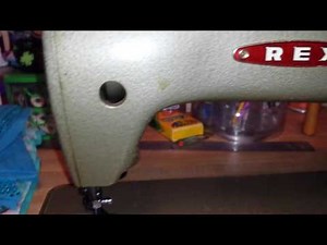 Rex 26-188 walking foot industrial sewing machine with a new servo motor