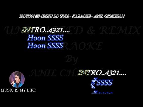 Hothon Se Chhu Lo Tum karaoke Karaoke_Unplugged_With Scrolling Lyrics Eng & हिंदी
