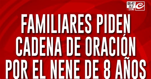 "Oremos todos juntos": el desgarrador pedido de la abuela del nene de 8 años que está gravísimo tras un choque en los médanos de Pinamar