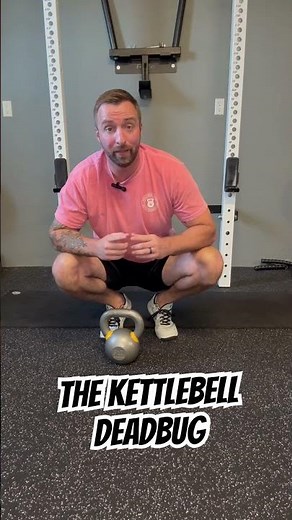 The Kettlebell Dead Bug Exercise For Less Lower Back Pain