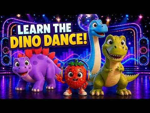 Dinosaur Dance for Kids 🦖 Stomp, Roar & Learn the Moves! | Giggle Beats Garden
