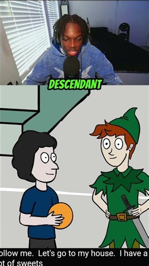 Peter Pan Caught in 4K😧 #reaction #funny