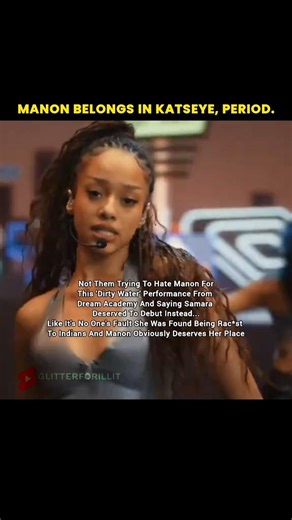 Hating on Manon for this gaggy performance lol #katseye #manon #samara #dreamacademy #illit #shorts