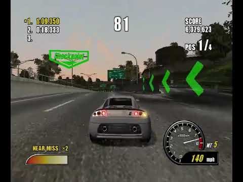 Burnout 2 Point Of Impact - Interstate Loop Gameplay 1