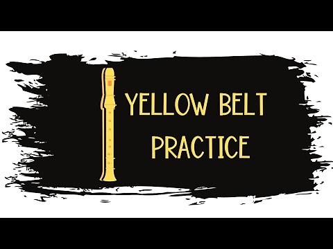 Recorder Karate Yellow Belt Practice Video