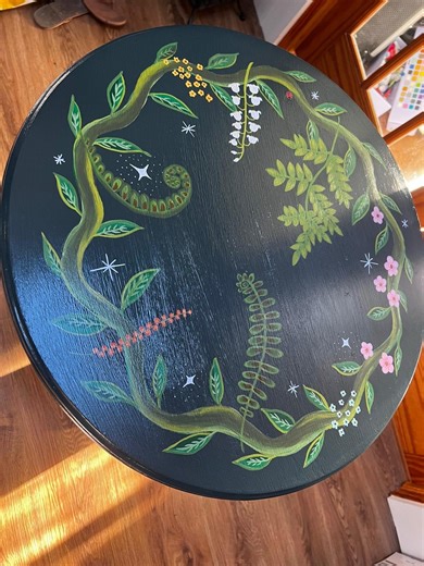 Hand Painted Side Table ***LOCAL PICKUP ONLY Pulaski, Tennessee*** - Etsy
