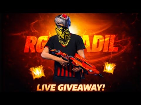 FREE FIRE LIVE GIVEAWAY CUSTOM ROOM 😍| FF LIVE REDEEM CODE GIVEAWAY WITH RG AADIL 07