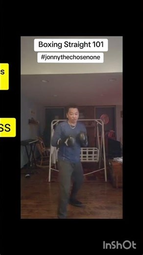 Boxing Punch #2 - Straight(cross) lesson #boxing #martialarts