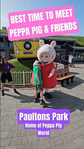 When is the Best Time to Meet PEPPA PIG at Peppa Pig World? #peppapig #paultonspark #planitpark