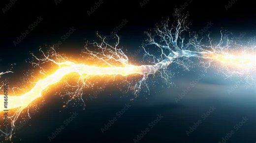 Dynamic Visualization of Energetic Electric Currents, Illustrating the Intricate Flow of Power Through Luminant Pathways, and the Fascinating Interplay Between Light and Electricity.