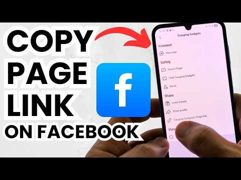 How to Copy Facebook Page Link - 2026