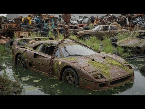ASMR Car Restoration | Ferrari F40 1989 SS Full Rebuild from Abandoned Condition to Looking New