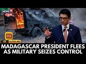 Madagascar President Rajoelina Flees the Country Amid Military Takeover and Mass Protests | 4K