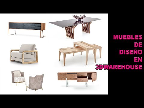 Cómo descargar muebles de diseño en 3dwarehouse para Sketchup