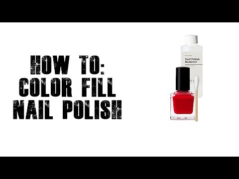 How to Guns: Color filling using nail polish